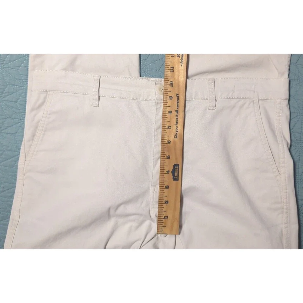 J.Crew Vintage Slim Straight Women's Flat Front Stretch Chinos Sz 30 High-Rise